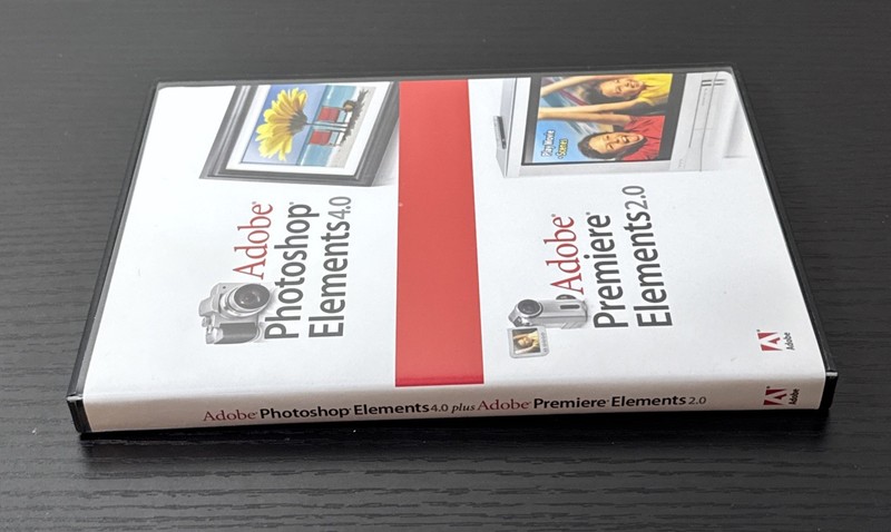 Adobe Photoshop Elements 4.0 & Adobe Premiere Elements 2.0 (PC, 2005)w/ Serial # gallery