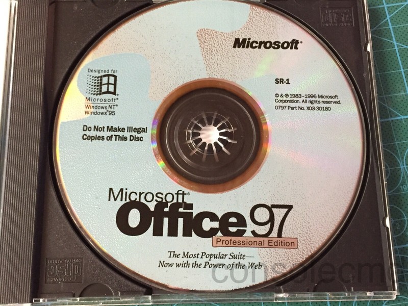 Microsoft Office 97 SR-1 Professional Edition FULL RETAIL CD-ROM & Key,X03-44544 gallery
