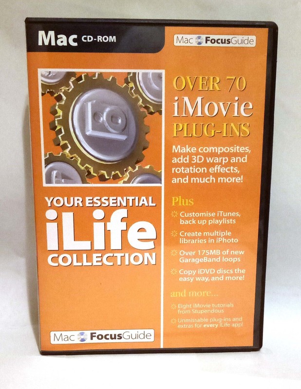 Mac CD Rom Your essentail Ilife Collection Movie Plug ins Used