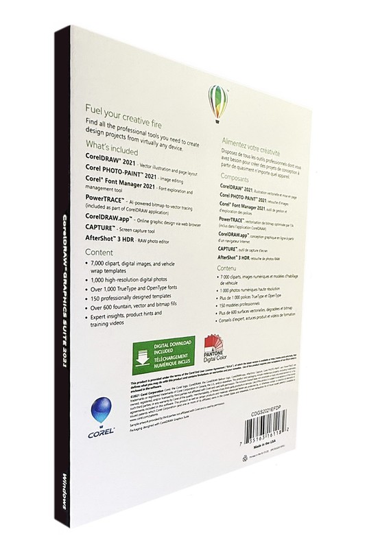 CorelDRAW Graphics Suite 2021 - Perpetual Commercial, Retail Box CDGS2021EFD gallery
