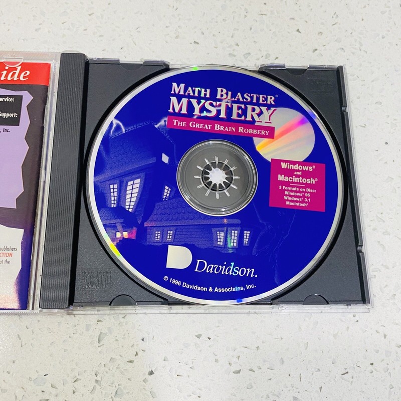 Pre- Algebra Word Problems and Logical Thinking Skills by Davidson CD-ROM 1994 gallery