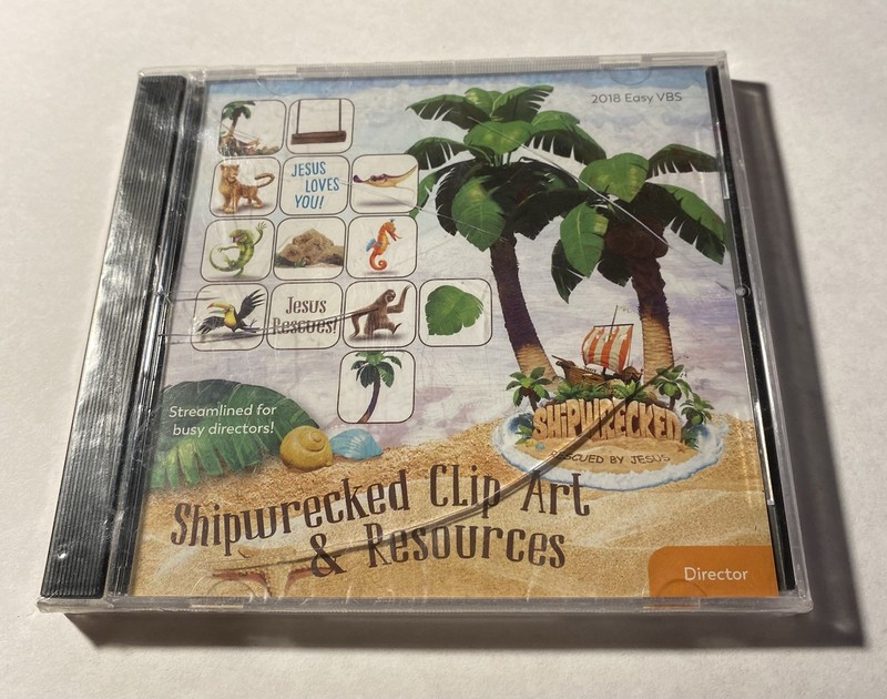 Shipwrecked Clip Art & Resources Cd-rom New Sealed Free Fast Shipping.