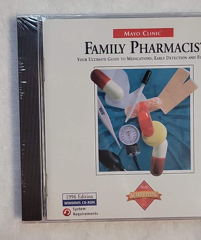 Family Pharmacist Mayo Clinic Health CD-ROM 1996 Edition Sealed gallery