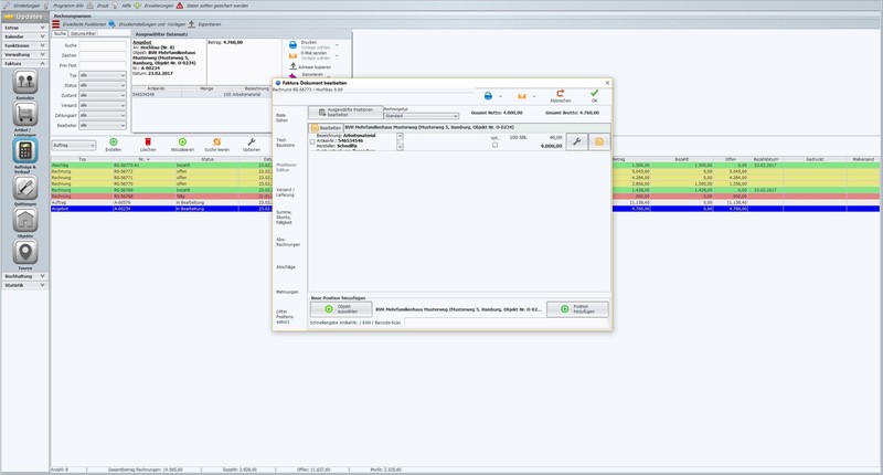 Handwerker Faktura Software,Rechnungsprogramm,Angebote,Auftrag,Rechnungen,Kunden gallery