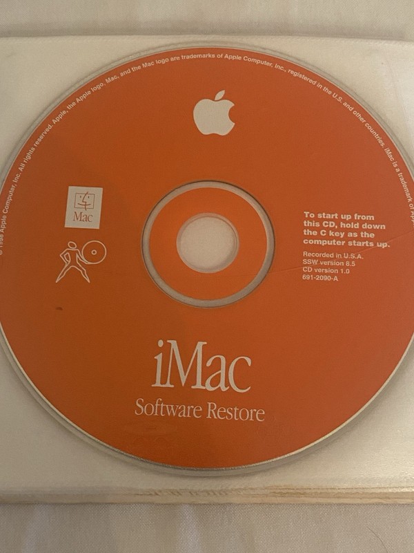 iMac DV Mac OS 8.5 Software Install & Software Restore Discs/bonus bundle gallery