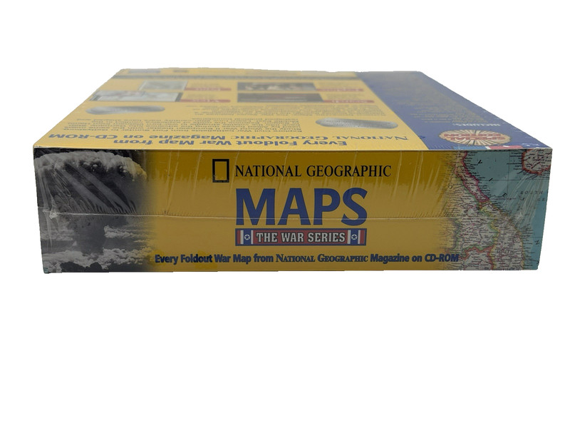 National Geographic Maps The War Series - Special Edition PC CD-ROM New Sealed gallery