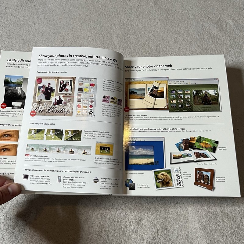 Adobe Photoshop Elements 5.0 PC Software & Manual w/Inserts & Serial Numbers gallery