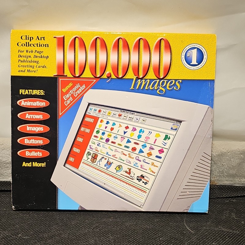 Cosmi 100,000 Images Clip Art Collection CD for Windows XP, English