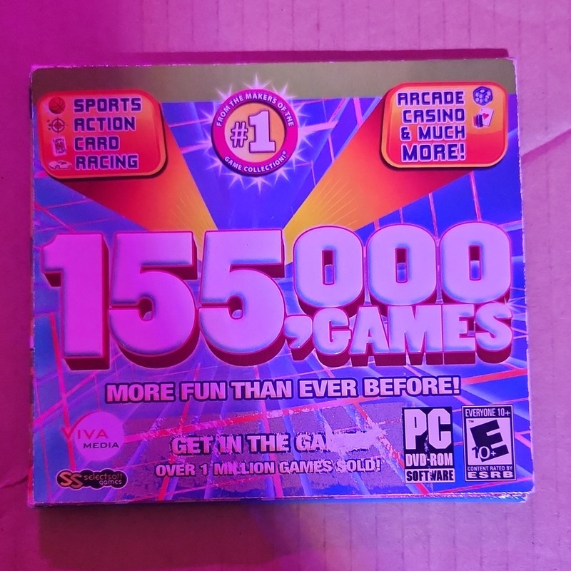 Viva Media 155,000 Games PC CD-ROM Media Collection Windows English