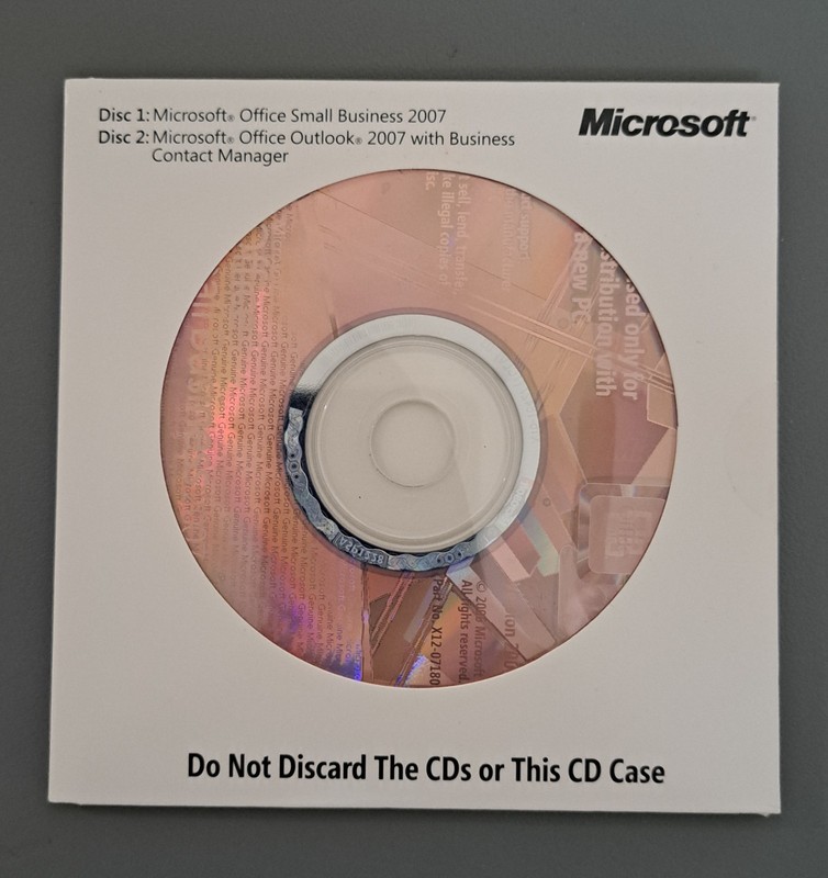 MS Microsoft Office 2007 Small Business Edition SBE Full English Version =NEW=