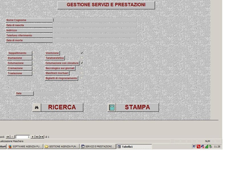SOFTWARE PROGRAMMA GESTIONALE GESTIONE AGENZIA FUNEBRE SU PEN DRIVE