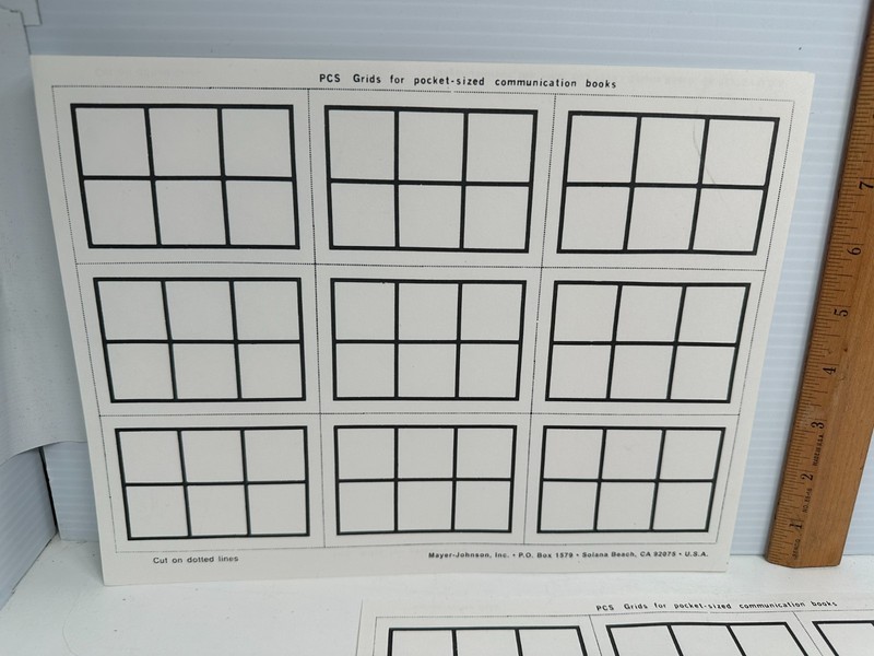 PCS Grids for pocket size communication use with Boardmaker Mayer-Johnson 27 gallery