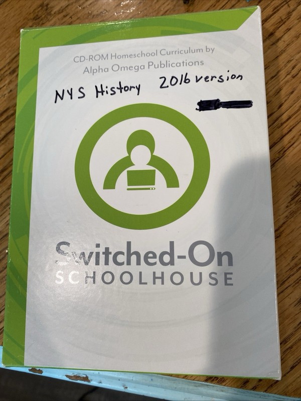 Switched-On Schoolhouse New York State History Cd 2016 Version High School