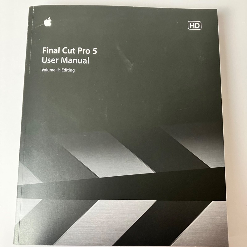 APPLE FINAL CUT PRO 5 SOFTWARE MANUALS WITH SOFTWARE gallery