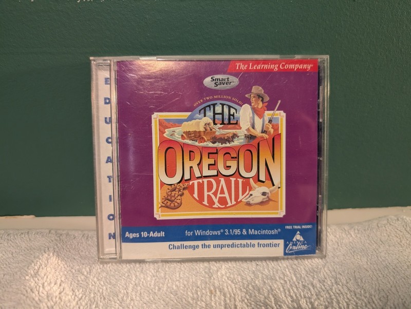 The Learning Company Oregon Trail Version 1.22 CD Windows 3.1/95/Macintosh