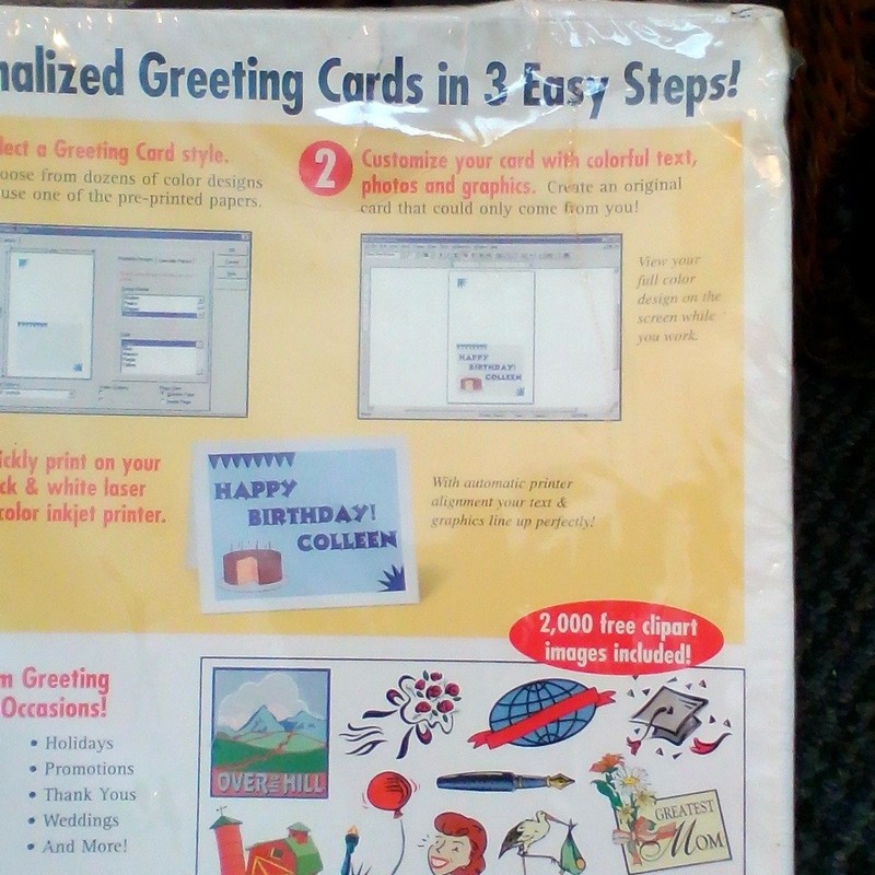 Vtg Computer Software Windows 95 Pro Venture Greeting Cards CD-ROM gallery