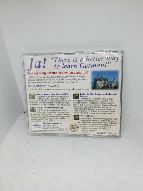 'Learn German ' Now! CD Rom Windows and Macintosh - Version 8.0 gallery