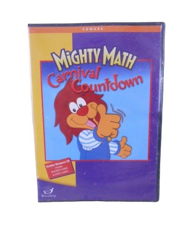 Mighty Math Carnival Countdown K – 8 Teacher Resource CD for Win or Mac FACTORY