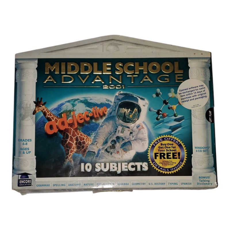 Middle School Advantage 2001 – 6 Disk