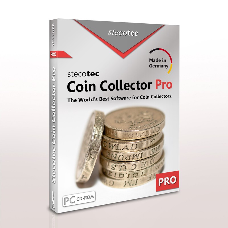 Stecotec Coin Collector Pro – Management Software for Coins / Numismatic Program