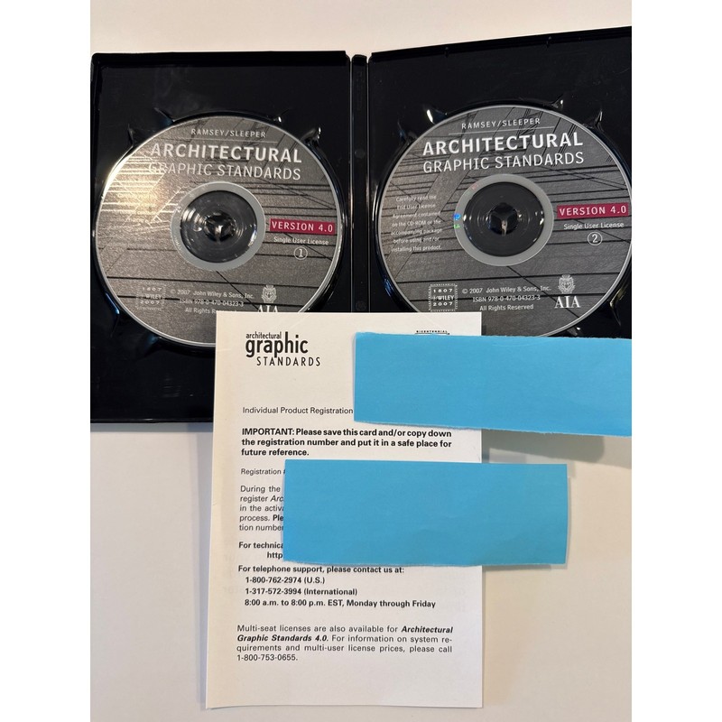 Architectural Graphic Standards Version 4.0- w/ Registration Number gallery