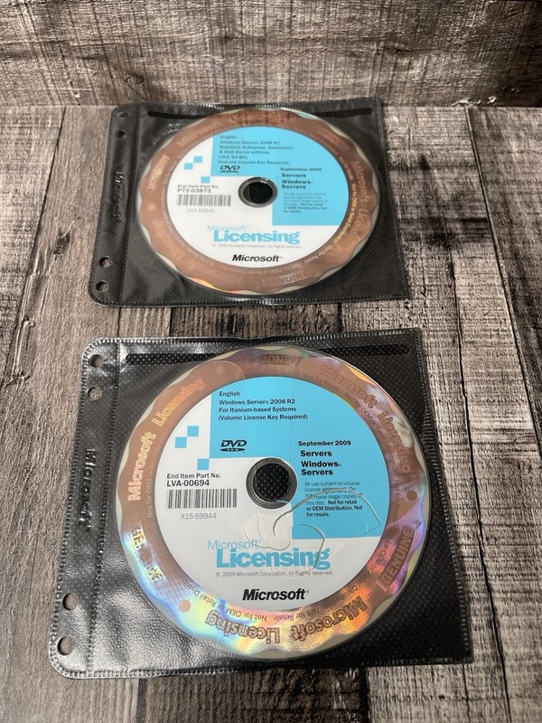 Lot Of 2 Microsoft Licensing CDs September 2009