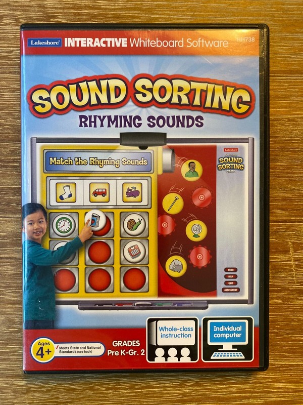 Lakeshore Sound Sorting Rhythm Sounds Interactive Game CD ROM Pre K-Grade 2