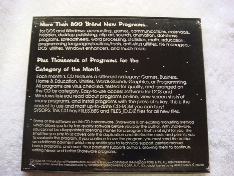 Vintage Software PsL Monthly Shareware CD-Rom Vol 2 Number 9 circa Sept 1994 gallery