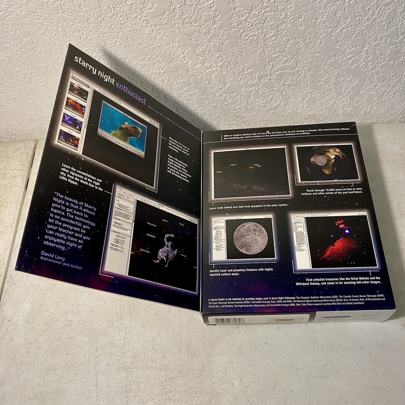 STARRY NIGHT ENTHUSIAST Windows/Mac 4.5 Version CD-ROM, DVD & BOOK - Atlas of... gallery