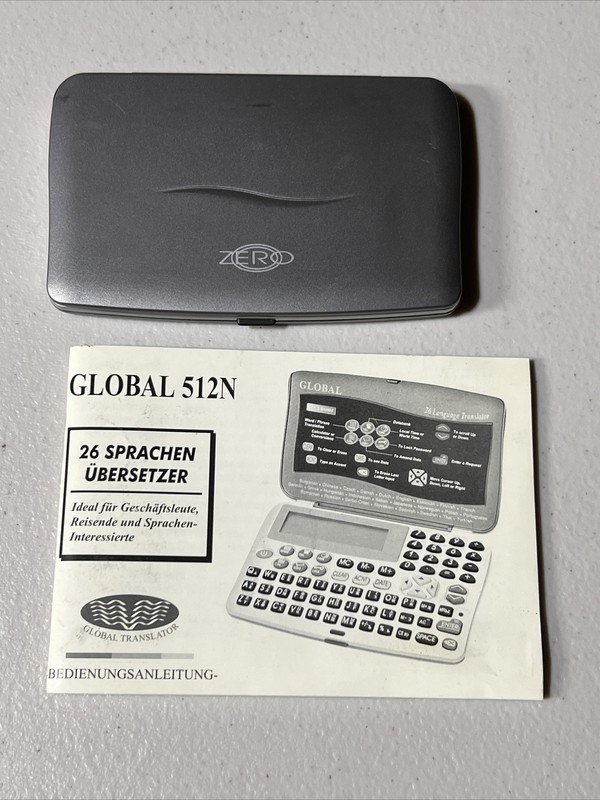 ZERO 26 language Translator S/N : A44425 From Global Translator Test Work Great gallery