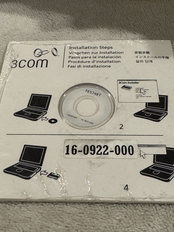 3Com Installer CD – NEW/SEALED!!!