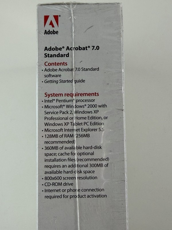 Genuine Adobe Acrobat 7.0 Standard Windows PDF Software gallery