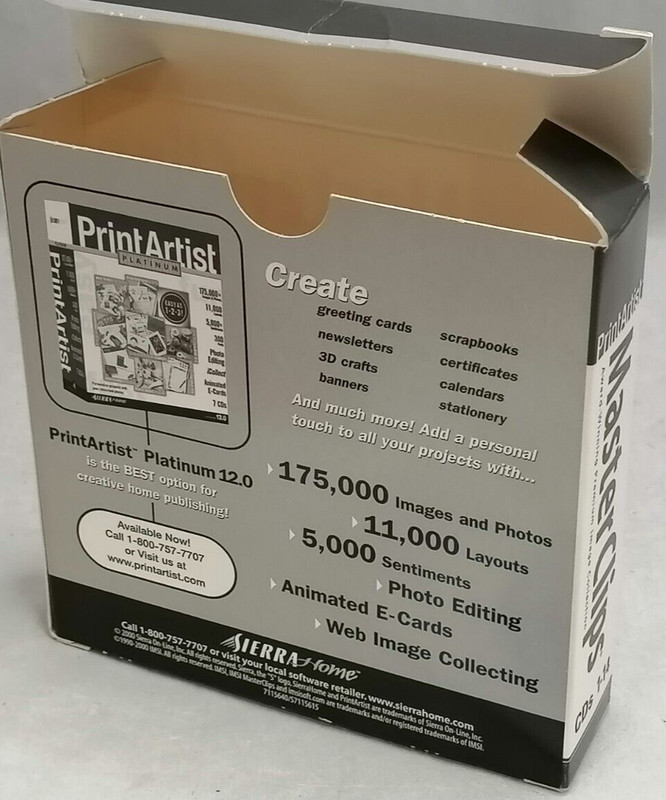 Sierra PrintArtist Master Clips 202,000 Image Complete Set P/N: 7115640 gallery