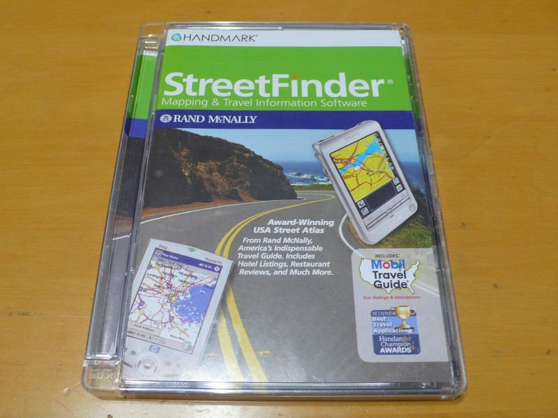 Rand McNally Handmark Street Finder Mapping & Travel Information Software