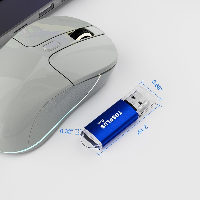 2Pack 8GB USB 2.0 Flash Drive 8GB Thumb Drive Memory Stick Jump Drive (Black/... gallery
