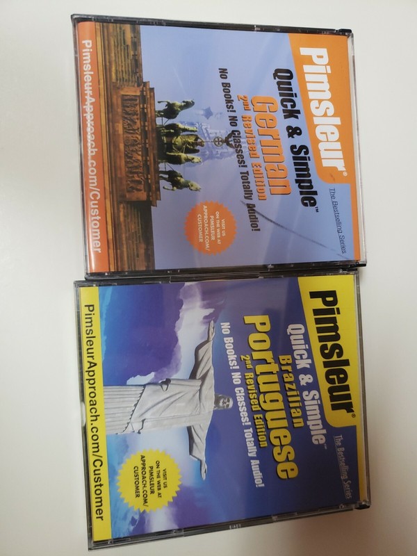 German & Portuguese Pimsleur Quick & Simple 2nd Revised 4 CDs Owner’s Manual