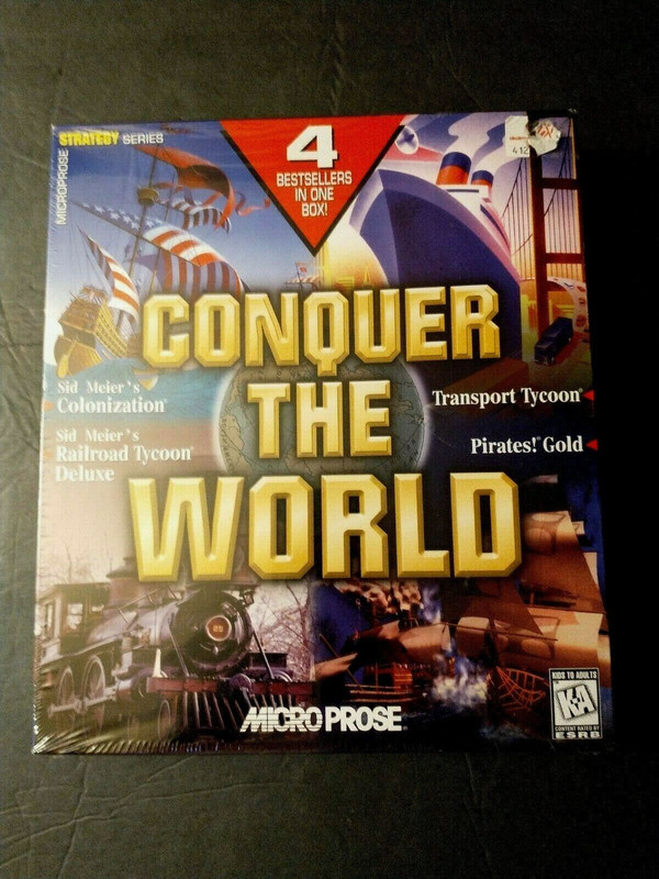 Microprobe PC Game Conquer The World Sid Meier’s Railroad Tycoon Pirates…