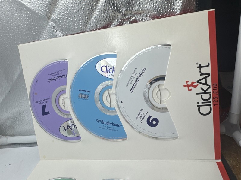 Click Art 125,000 Print Shop CDs 1-9 Windows gallery