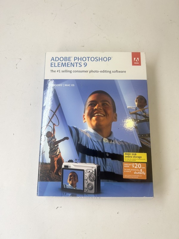 Adobe Photoshop Elements 9 (Win/Mac) 2-Discs, w/Serial Number gallery
