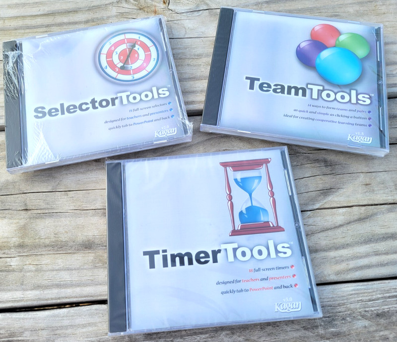 KAGAN TEAM TOOLS BUNDLE 3-DISCS Team Tools Selector Tools Timer Tools