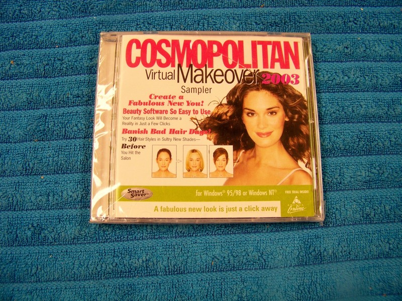 Cosmopolitan Virtual Makeover Sampler 2003 PC CD New in Sealed Jewel Case