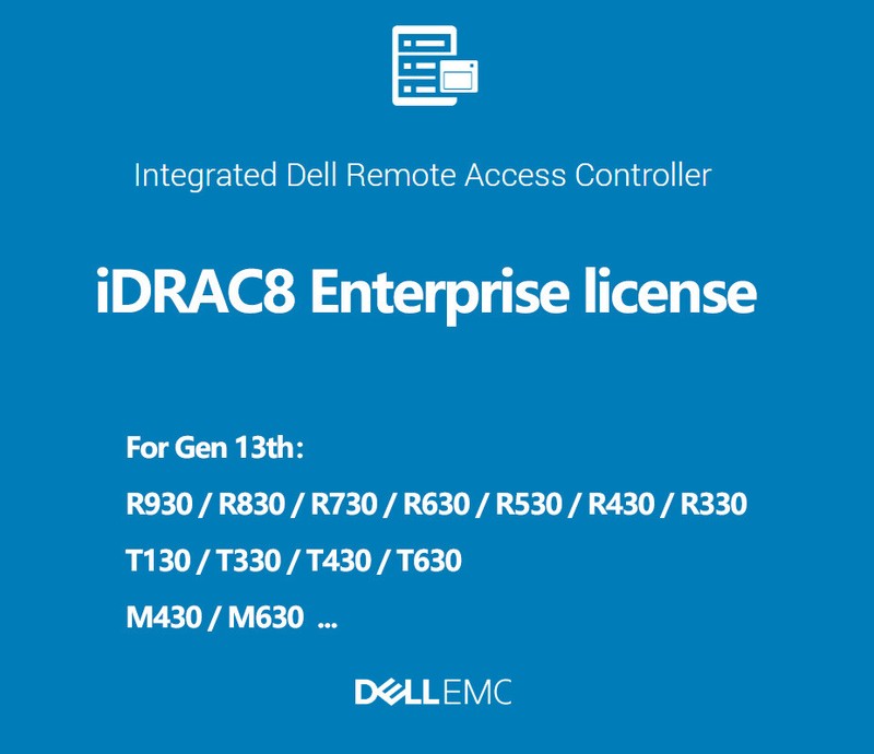 IDRAC7/8/9 Enterprise License Permanent idrac for PowerEdge 12th 13th 14th 15th gallery