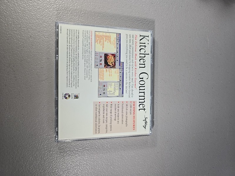 Kitchen Gourmet The Ultimate Cooking Companion 5000 Delicious Recipes CD ROM gallery