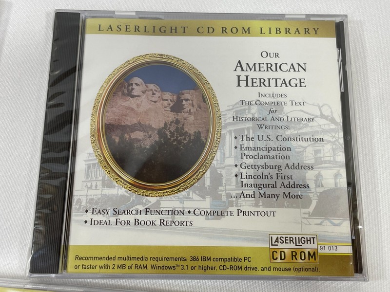 Lot of 6 - Vintage 1995 Laserlight CD-ROM Educational Series Software PC/MAC gallery