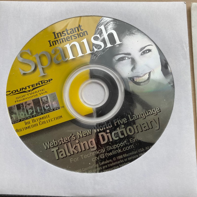 Instant Immersion Talk Now! Spanish Software, World Talk PC Compact Discs 2000 gallery