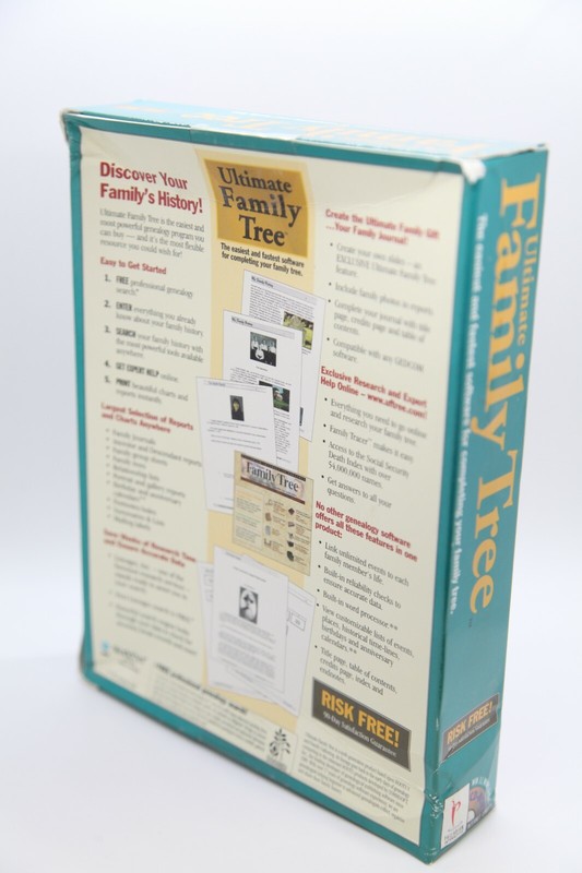 Ultimate Family Tree - PC 1997 Genealogy Software - New Sealed See Desc gallery
