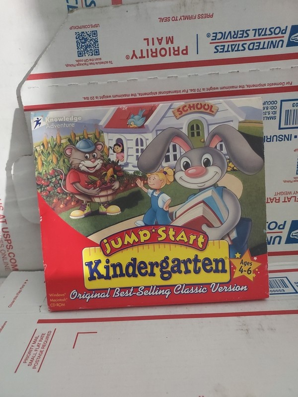 Video Game PC JumpStart Kindergarten Classic Version Jewel Good Used – #139