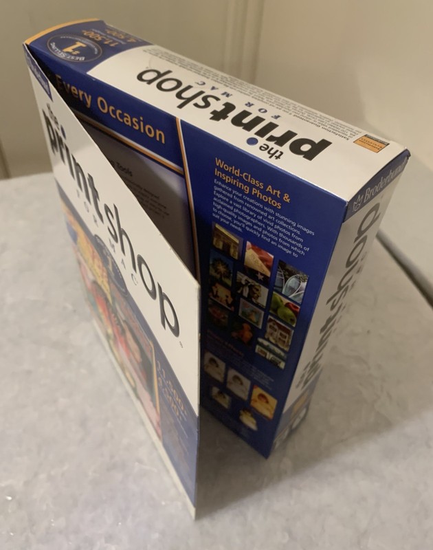 vintage 2003 Broderbund The Print Shop for Mac OS 8 9 X NEW IN BOX SEALED gallery