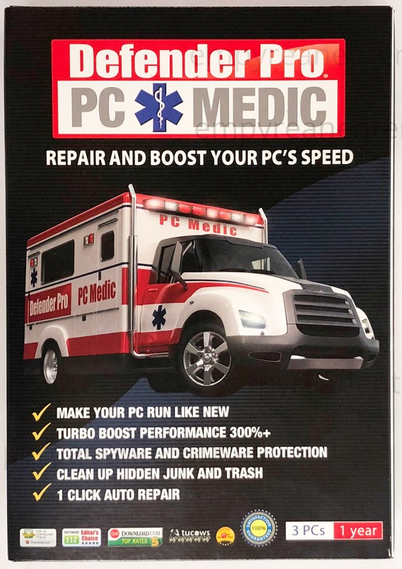 Defender Pro 2012 PC Medic 2012 Computer Security – Windows NEW in Box