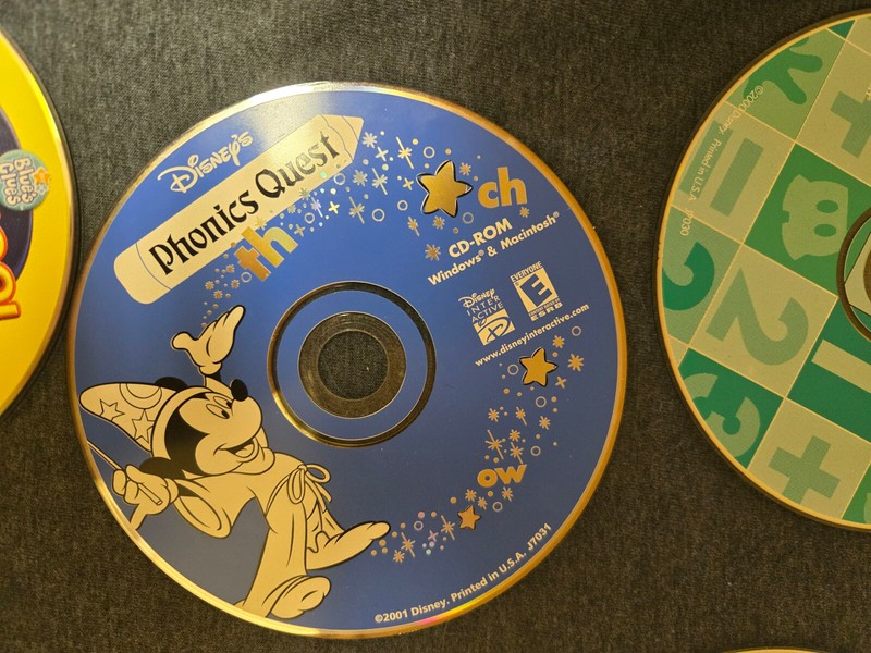 12 Disney, Fisher Price, Leap Frog Kids, toddlers Games Music CD, DVD gallery
